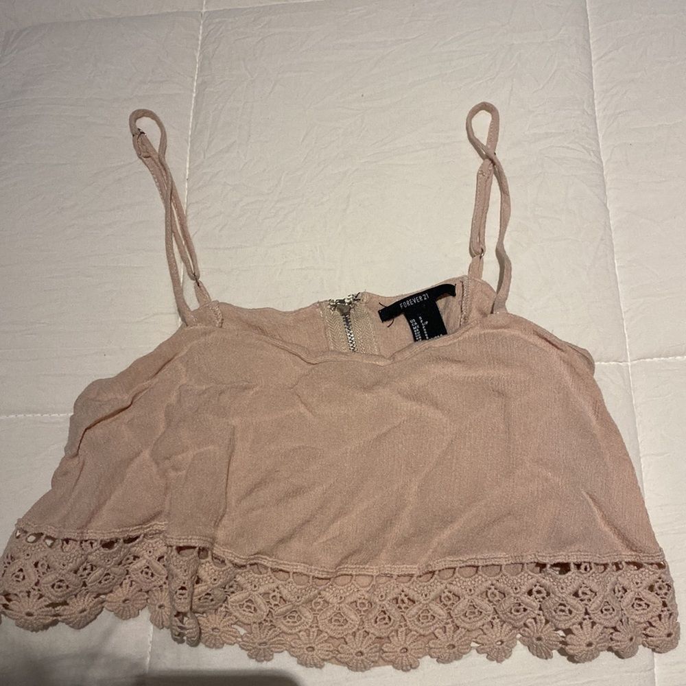 FOREVER 21 Flowy Crop Top - Picture 4 of 4